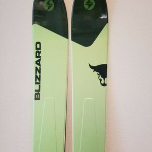 Blizzard Rustler 11 skis 188cm Marker Griffon bindings 114 underfoot for powder!